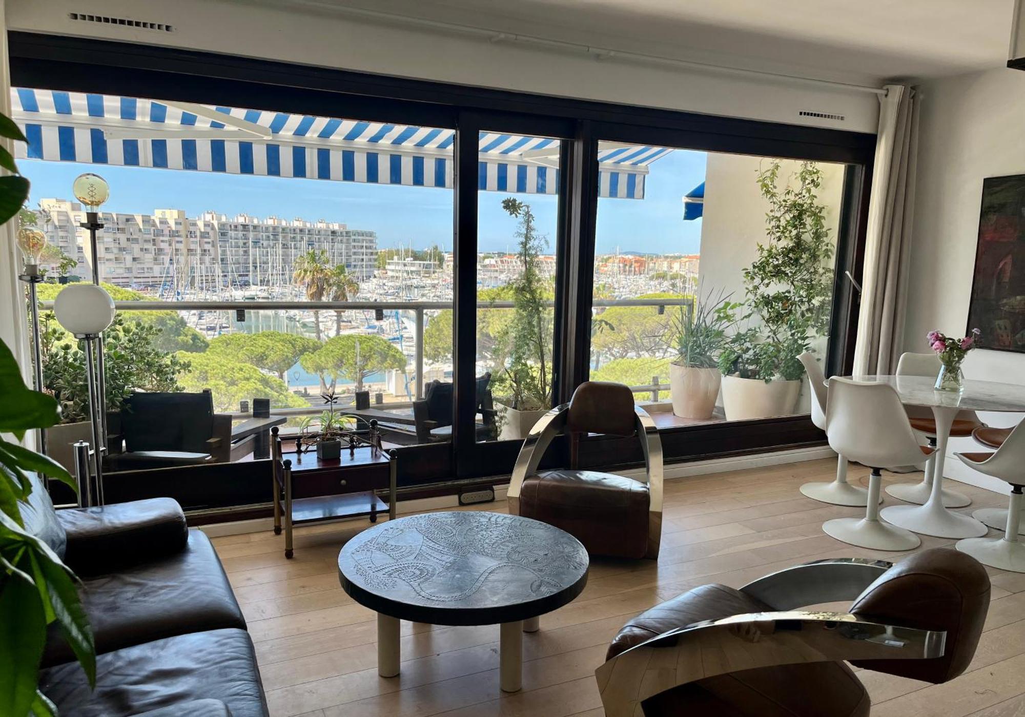 T3 Vue Port 200M De La Plage 2 Chambres Avec Garage Карнон-Плаж Екстер'єр фото